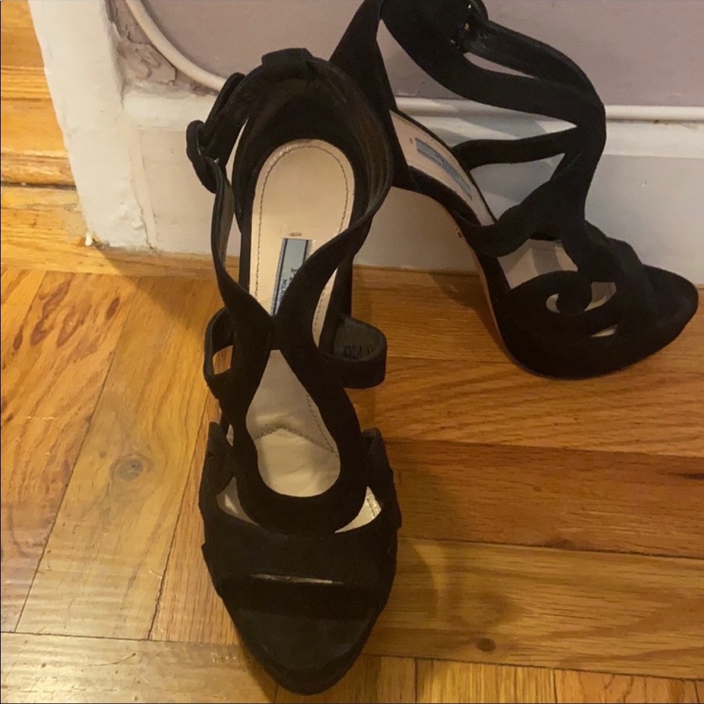 Dude black Prada heels